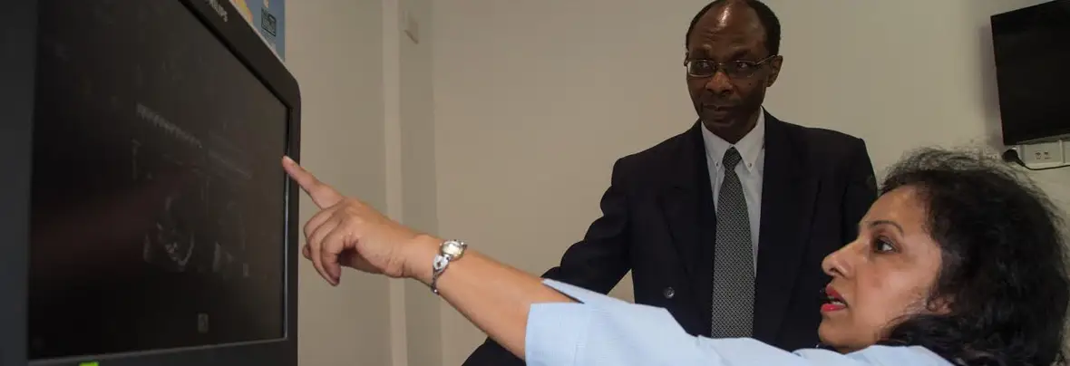 Dr Magotti at work | obstetric and gynaecological ultrasound near me